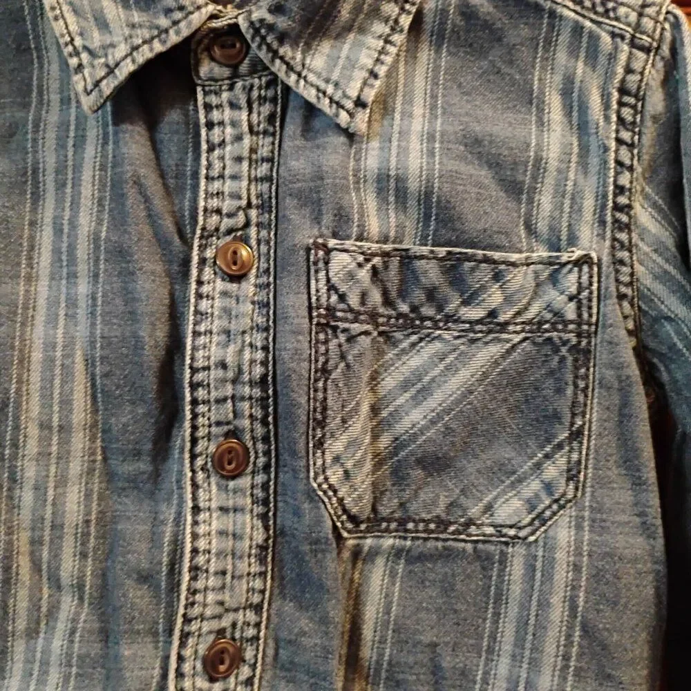 GAP Kids Boys Denim Shirt Size Small